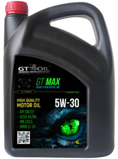 Масло моторное GT MAX 5W-30 (Export line)