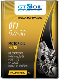 Масло моторное GT OIL GT1 0W-30