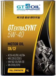Масло моторное GT Extra Synt 5W-40