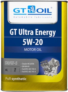 Масло моторное GT OIL Ultra Energy 5W-20