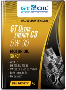 Масло моторное GT OIL Ultra Energy C3 5W-30