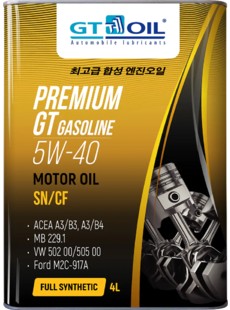 Масло моторное GT OIL Premium GT Gasoline 5W-40
