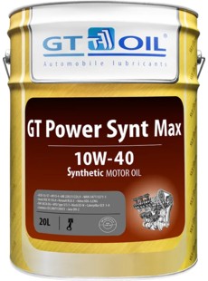 Масло моторное GT OIL GT Power Synt Max 10W-40
