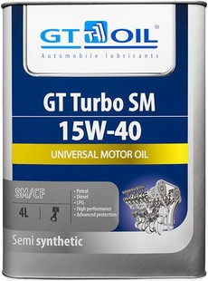 Масло моторное GT OIL Turbo SM 15W-40