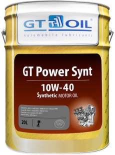 Масло моторное GT OIL Power Synt 10W-40