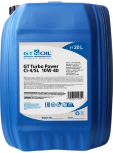 Масло моторное GT OIL Turbo Power 10W-40 CI-4