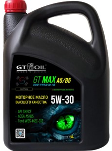 Масло моторное GT MAX А5/В5 5W-30 (Export line)