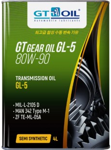 Трансмиссионное масло GT Gear Oil GL-5 80W-90