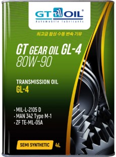 Трансмиссионное масло GT Gear Oil GL-4 80W-90